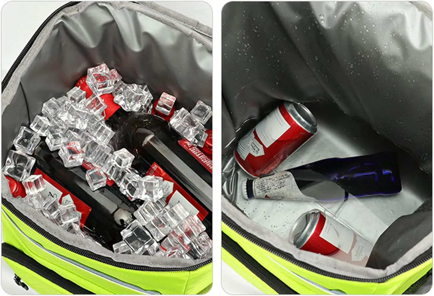 30L Cooler Backpack Refrigerator Bag Oxford Cloth Picnic Drink Bottle Cans Insulated Bag Thermal Fridge Shoulder Bag Daypack Travel Beach Ice Beer Backpack,Yellow