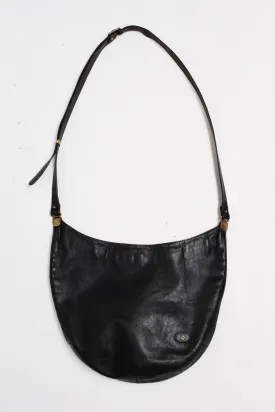 AIGNER BLACK BUCKET LEATHER VINTAGE BAG