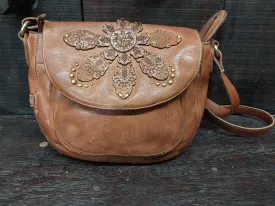 Art N Vintage Cora Crossbody Tan Bag