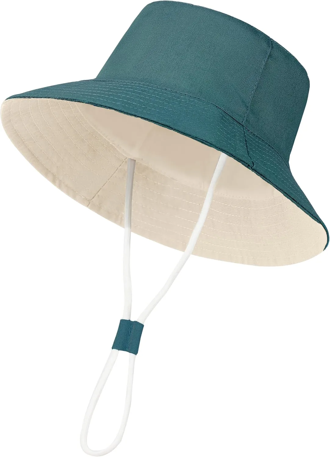 Baby Sun Hat UPF 50  Sun Protective Toddler Bucket Hat Summer Kids Beach Hats Wide Brim Outdoor Play Hat for Boys Girls