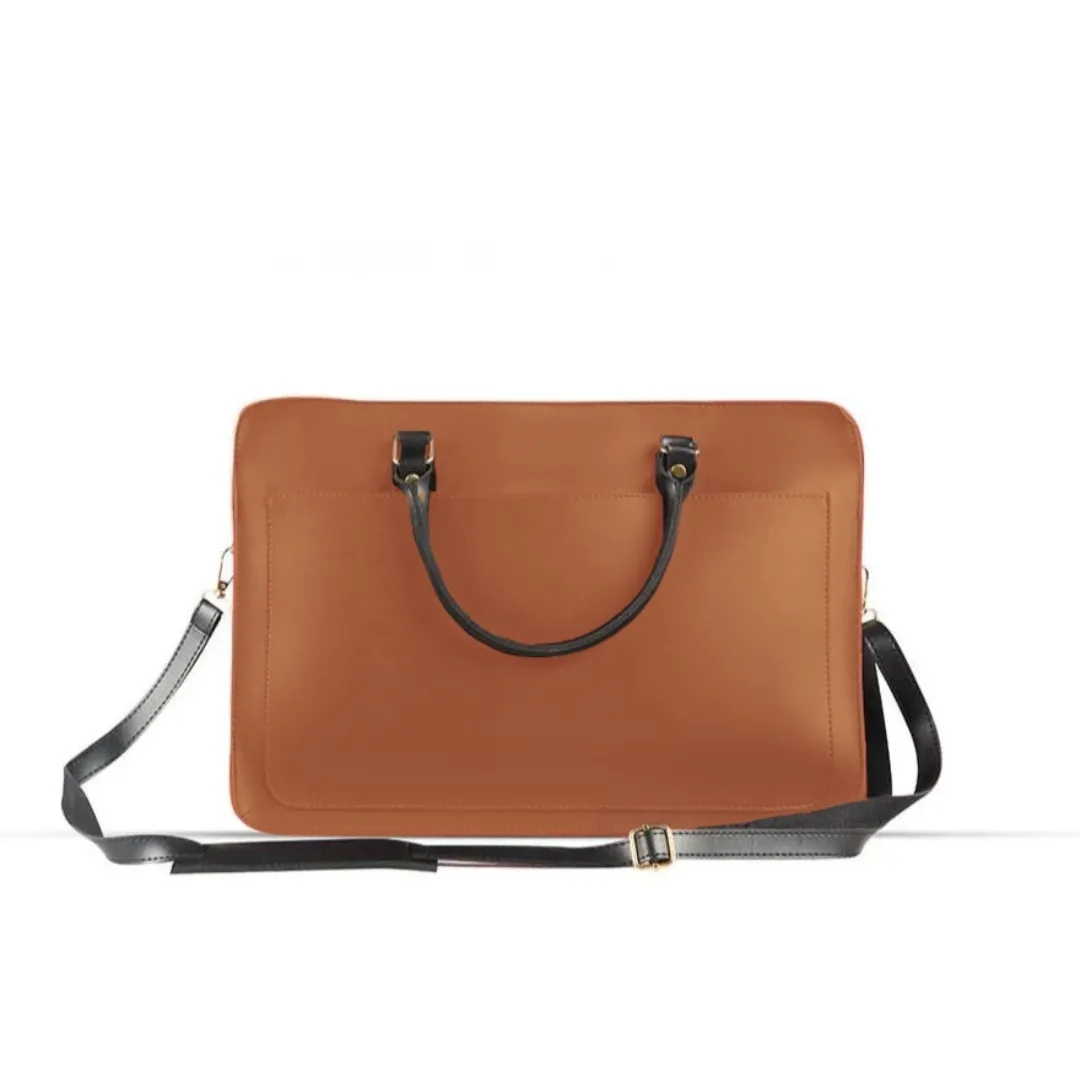 BagSaga Brown Tech Laptop Bag