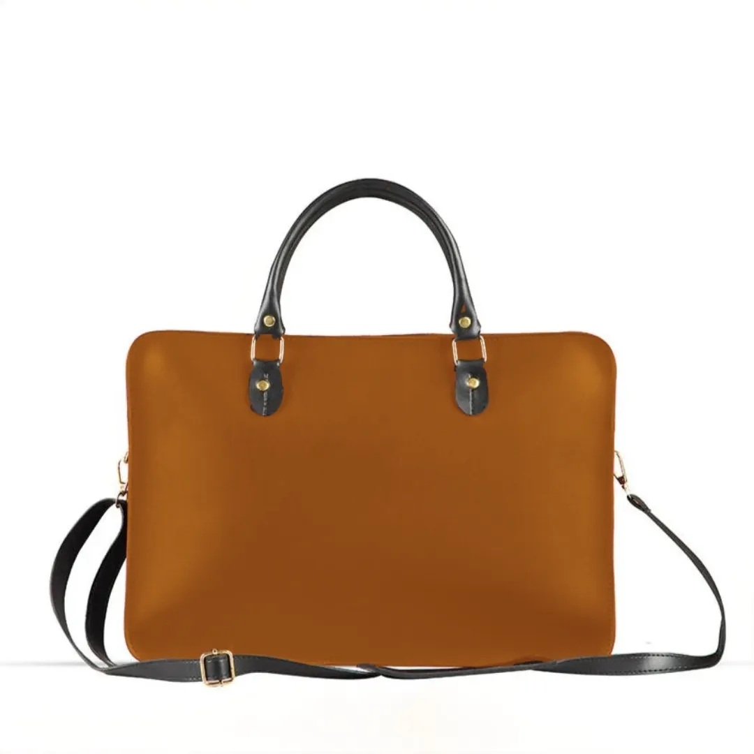 BagSaga Brown Tech Laptop Bag