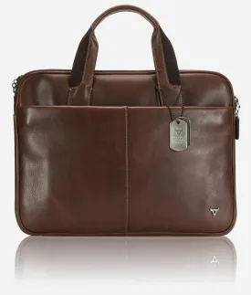 Brando Brosnan Slim 13" Laptop Bag | Brown