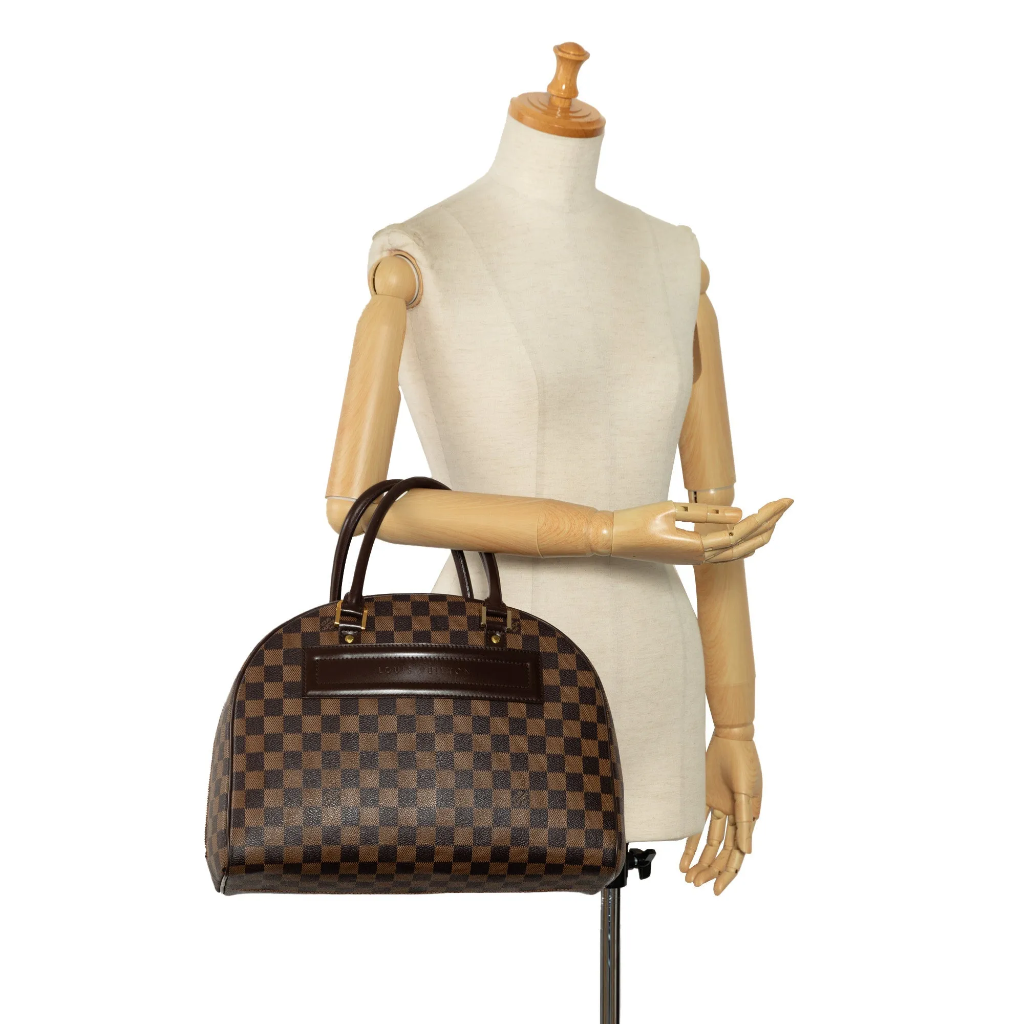 Brown Louis Vuitton Damier Ebene Nolita Travel Bag