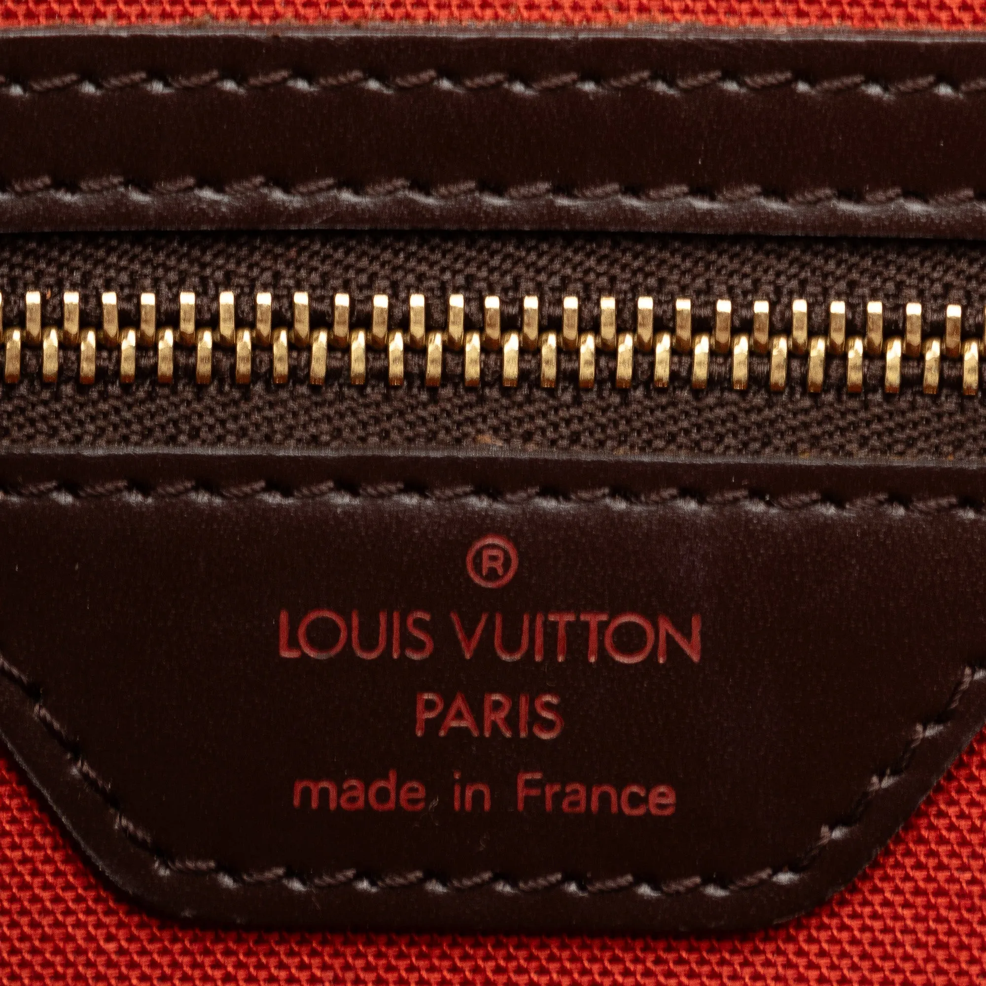 Brown Louis Vuitton Damier Ebene Nolita Travel Bag