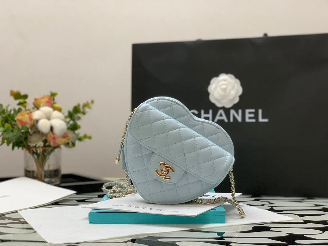 CC561 Heart Bag / HIGHEST QUALITY VERSION / 6.4 × 7 × 2.5 in