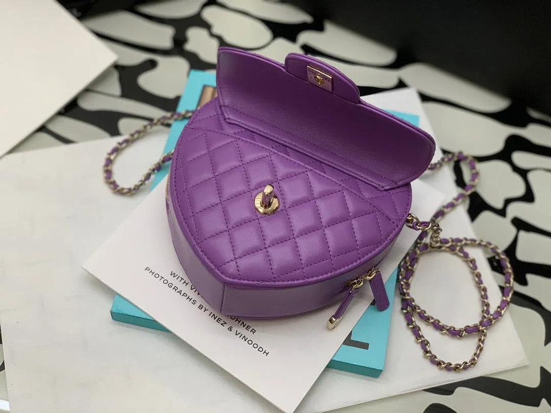 CC561 Heart Bag / HIGHEST QUALITY VERSION / 6.4 × 7 × 2.5 in