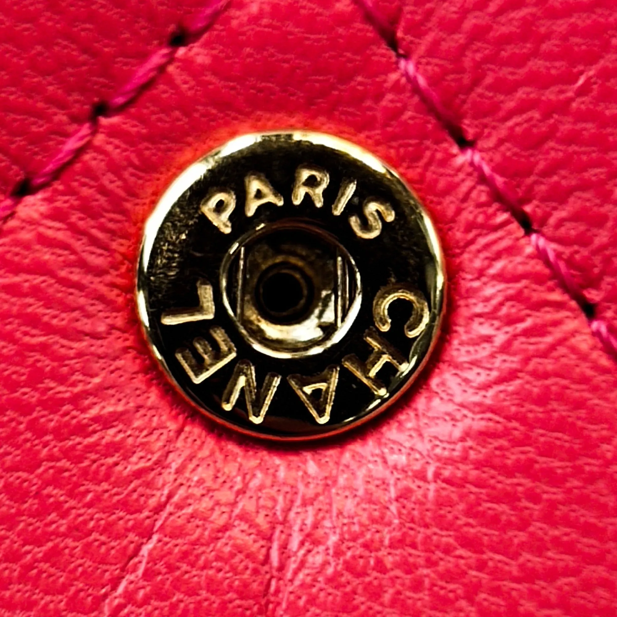 Chanel 19 WoC Pink Chevron Lambskin Gold