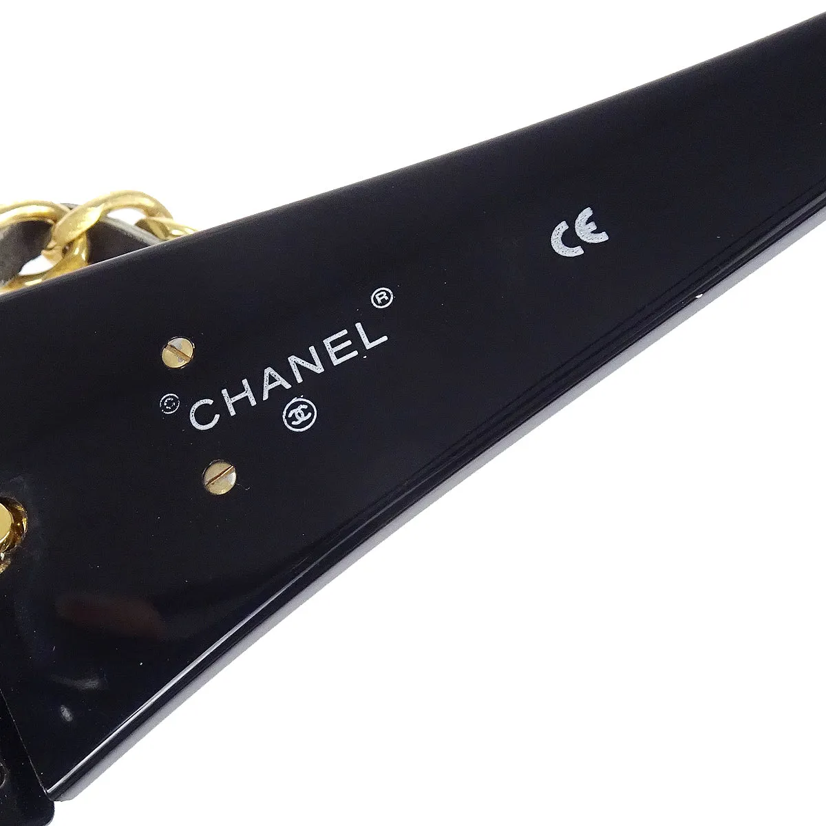 Chanel 1992 Fall Runway Chain Shield Sunglasses