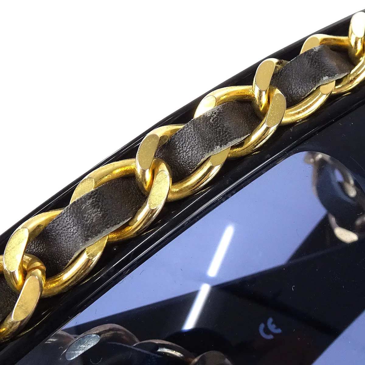 Chanel 1992 Fall Runway Chain Shield Sunglasses