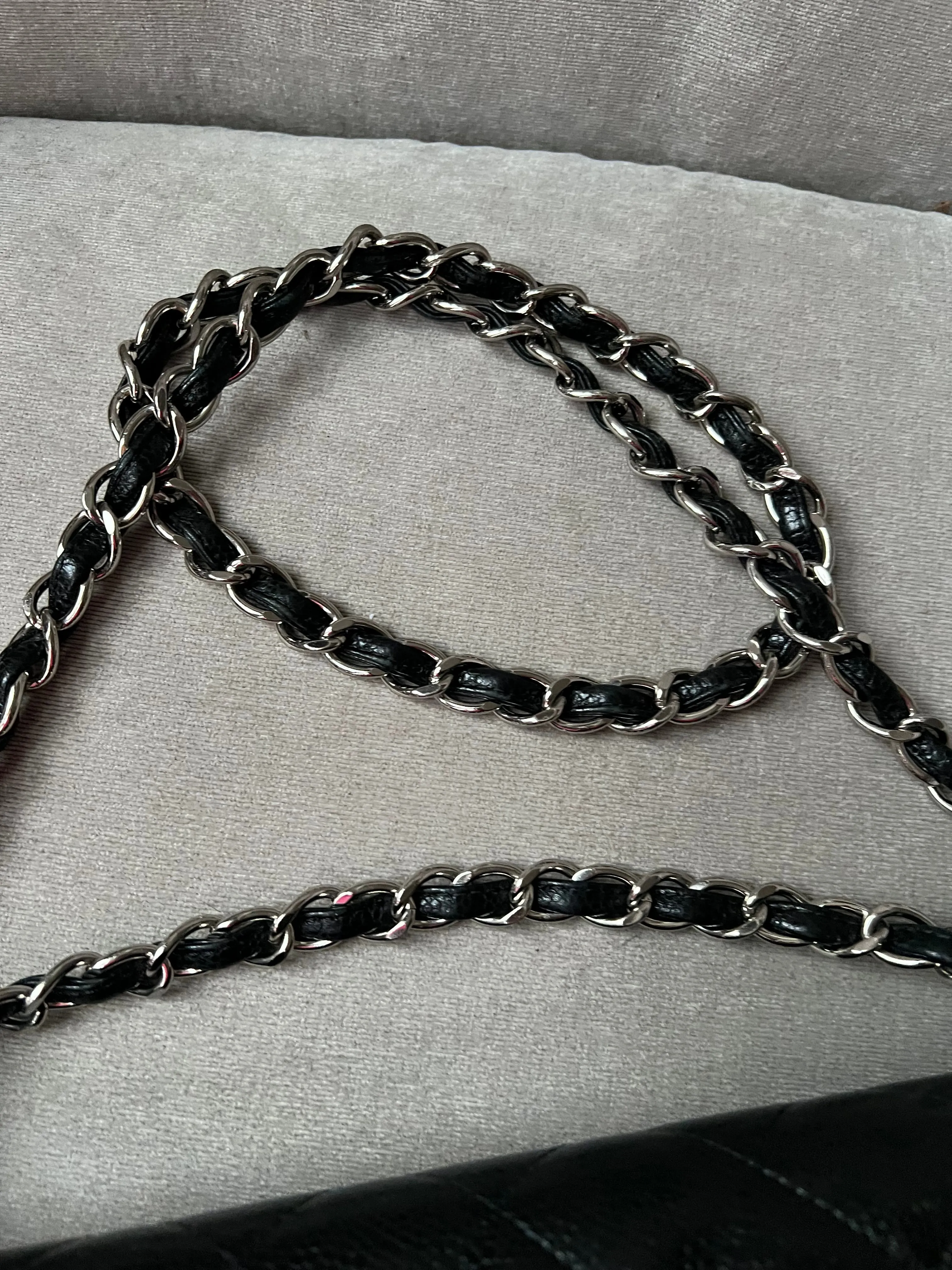Chanel Maxi Double Flap in Black Caviar