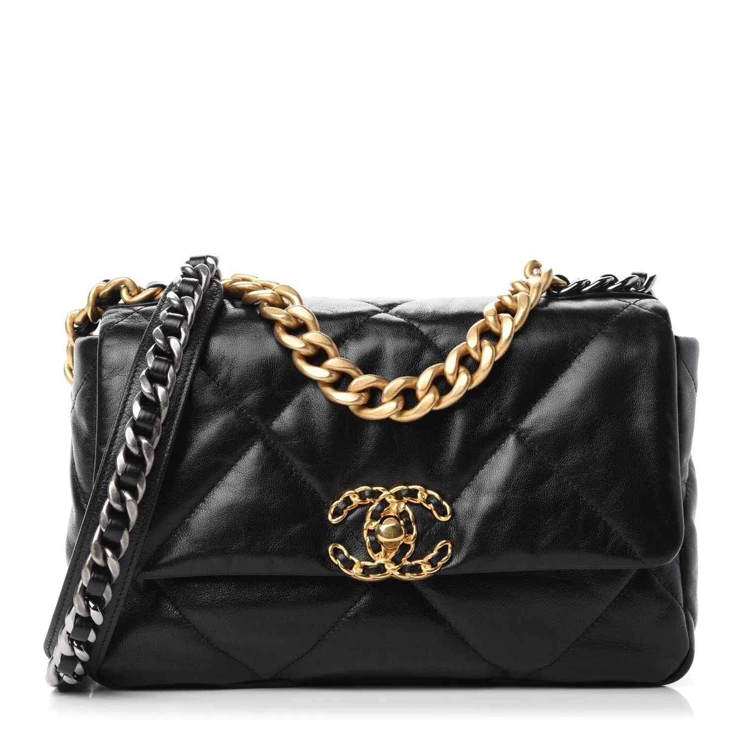 Chanel Quilted Medium Chanel 19 Flap Bag