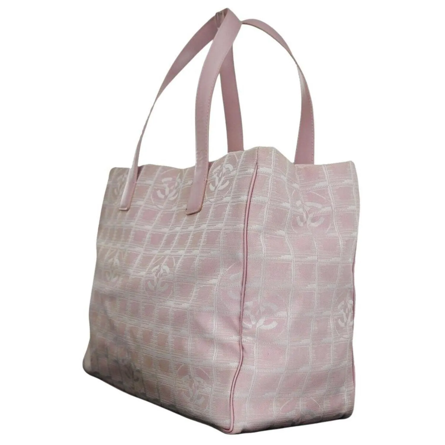 Chanel Travel Line  Canvas Tote Bag (Pre-Owned)