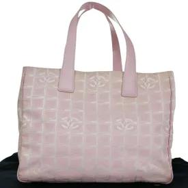 Chanel Travel Line  Canvas Tote Bag (Pre-Owned)