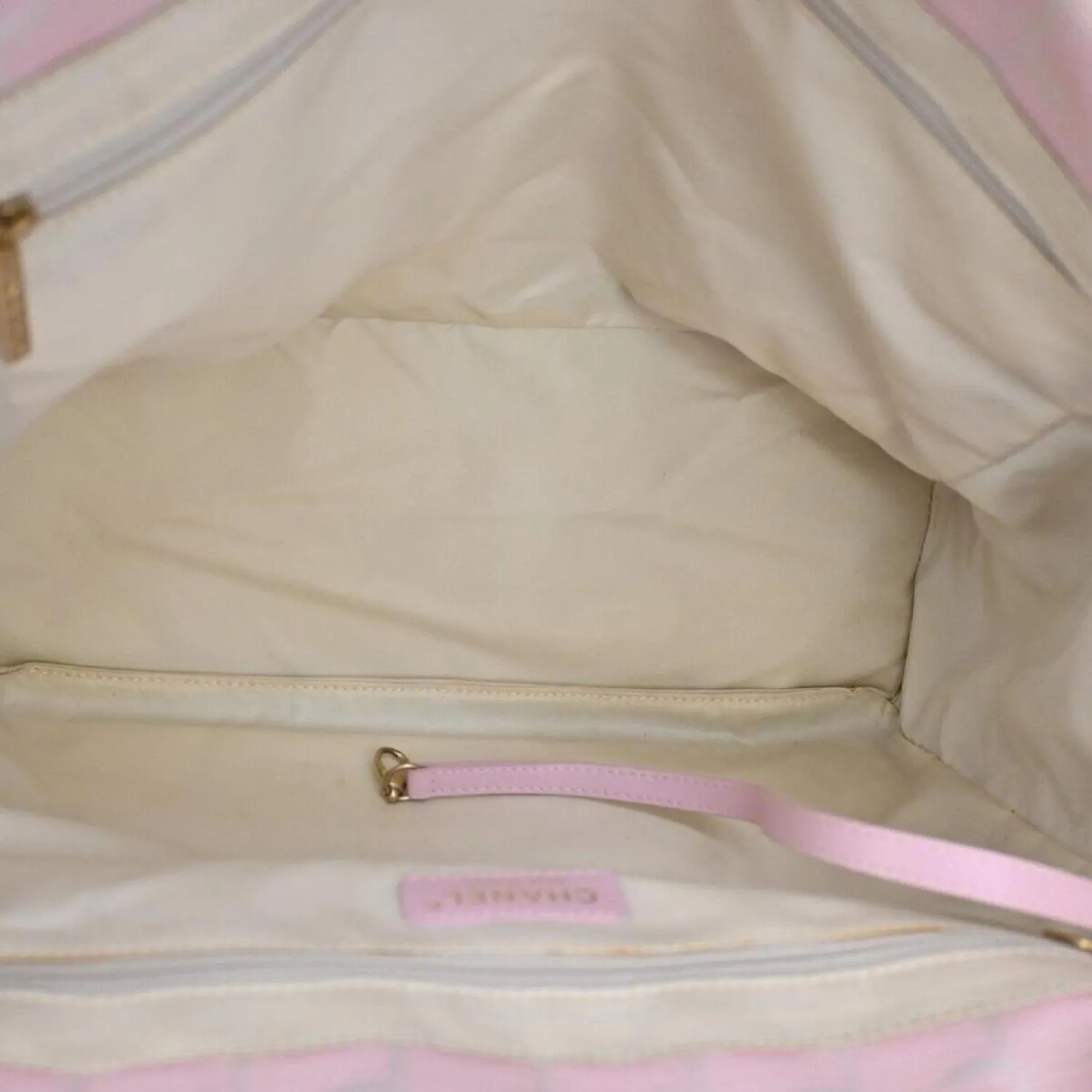 Chanel Travel Line  Canvas Tote Bag (Pre-Owned)