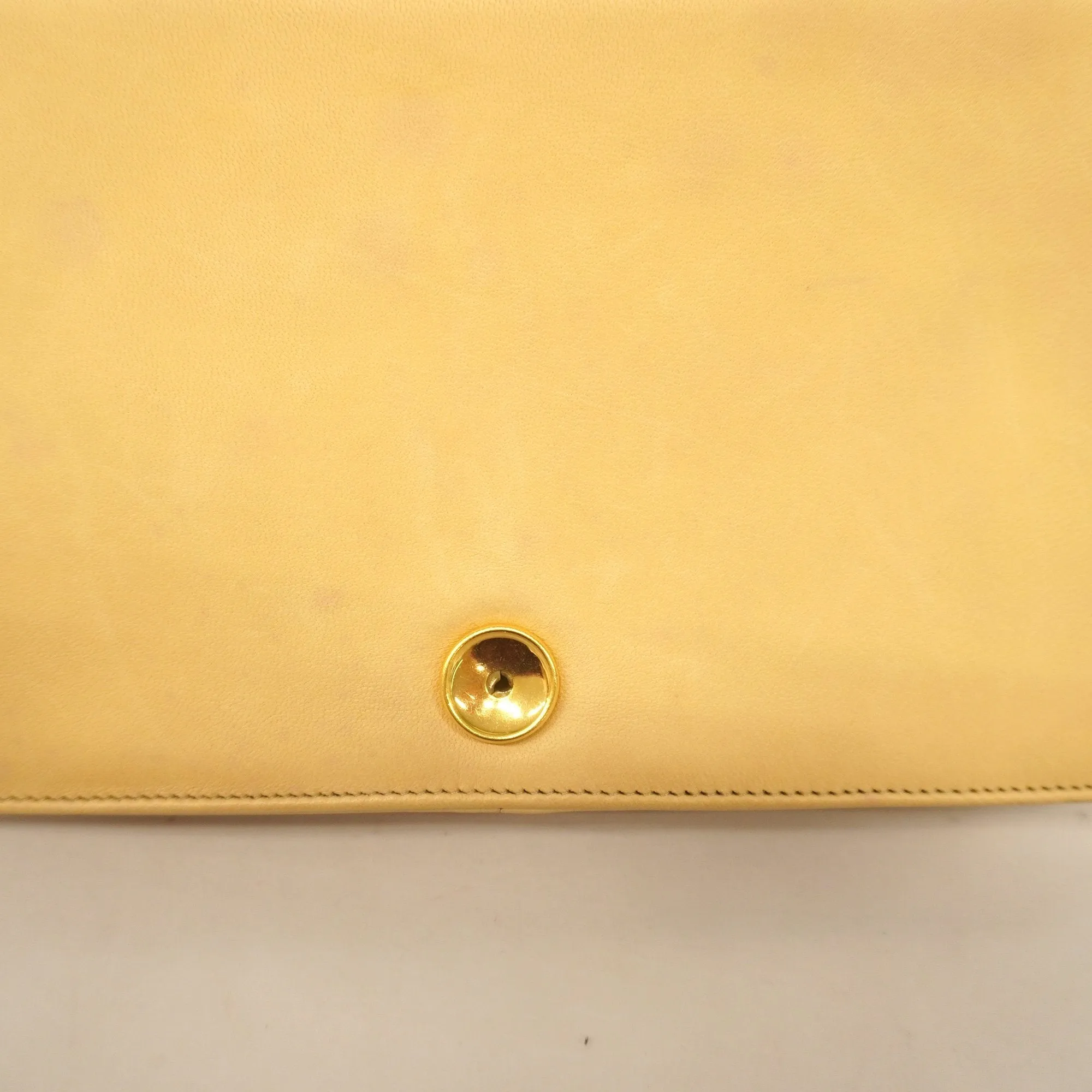 Chanelauth  Matelasse Chain Shoulder Women's Leather Shoulder Bag Beige