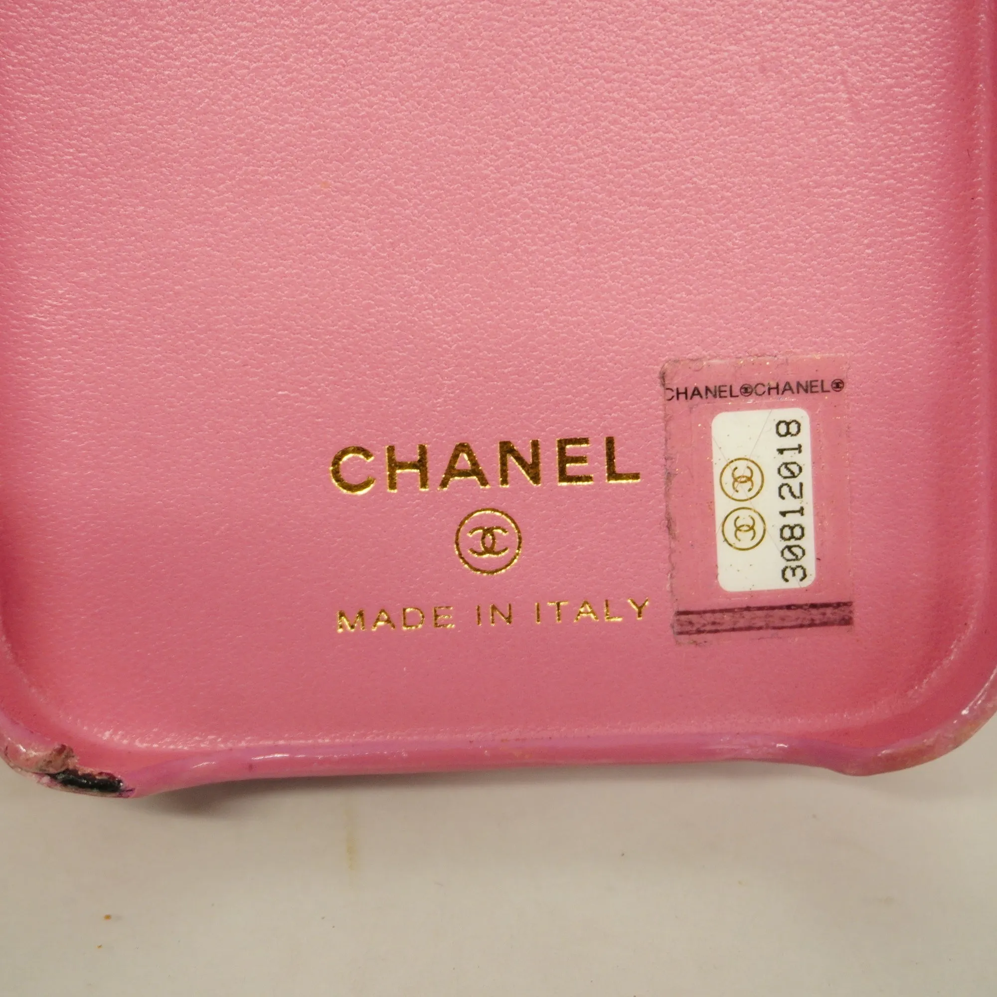 Chanelauth  Matelasse Women's Bag Accessory Pink Smartphone Case Chain Shoulder