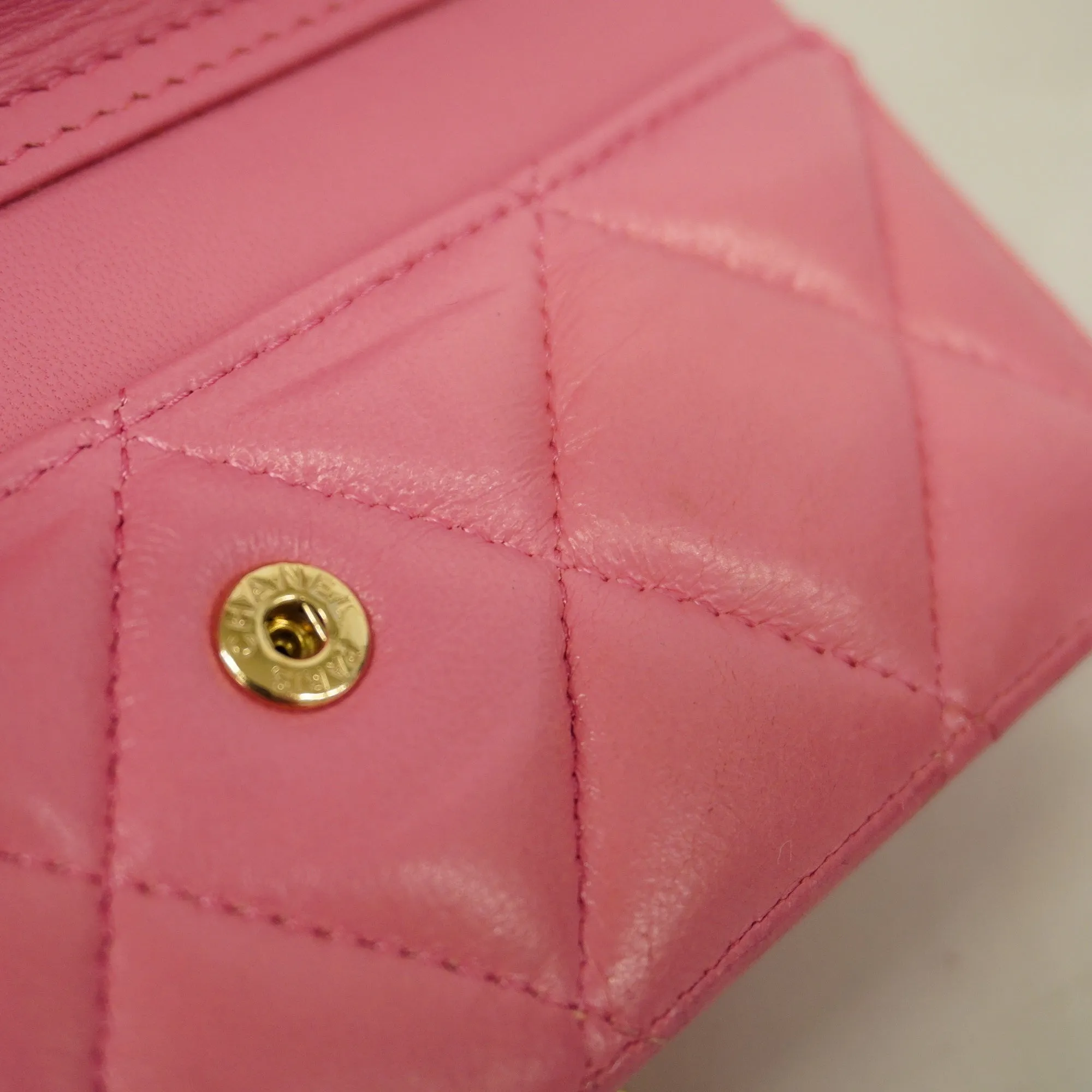 Chanelauth  Matelasse Women's Bag Accessory Pink Smartphone Case Chain Shoulder