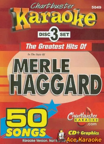 Chartbuster Karaoke CDG 3 Disc Pack CB5049 - Merle Haggard