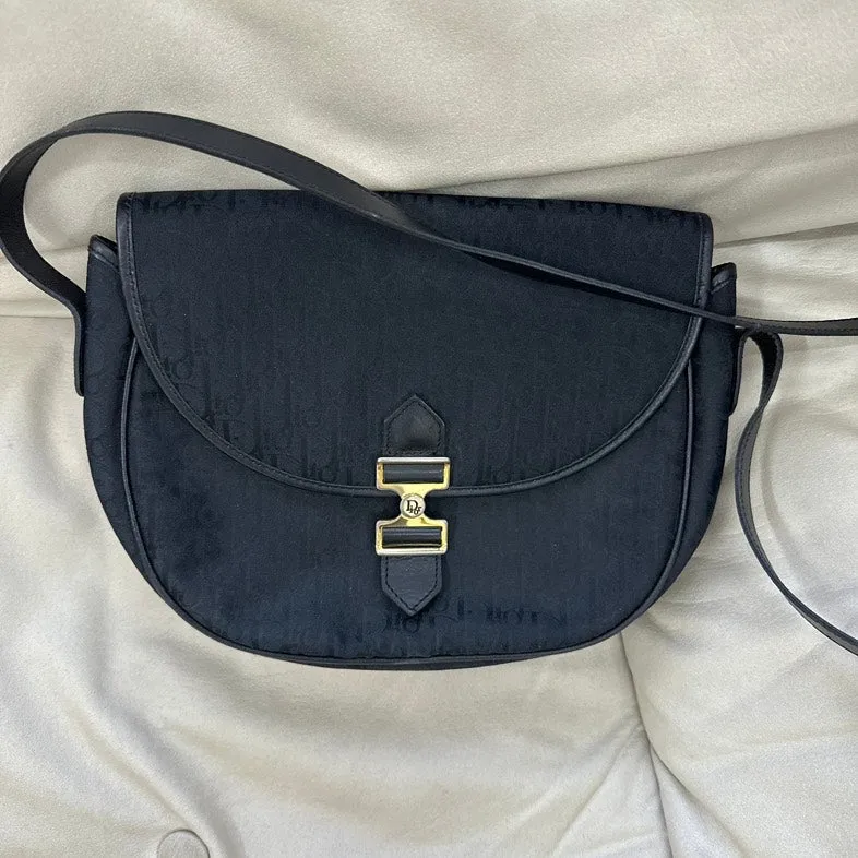 Christian Dior Vintage Black Crossbody Bag