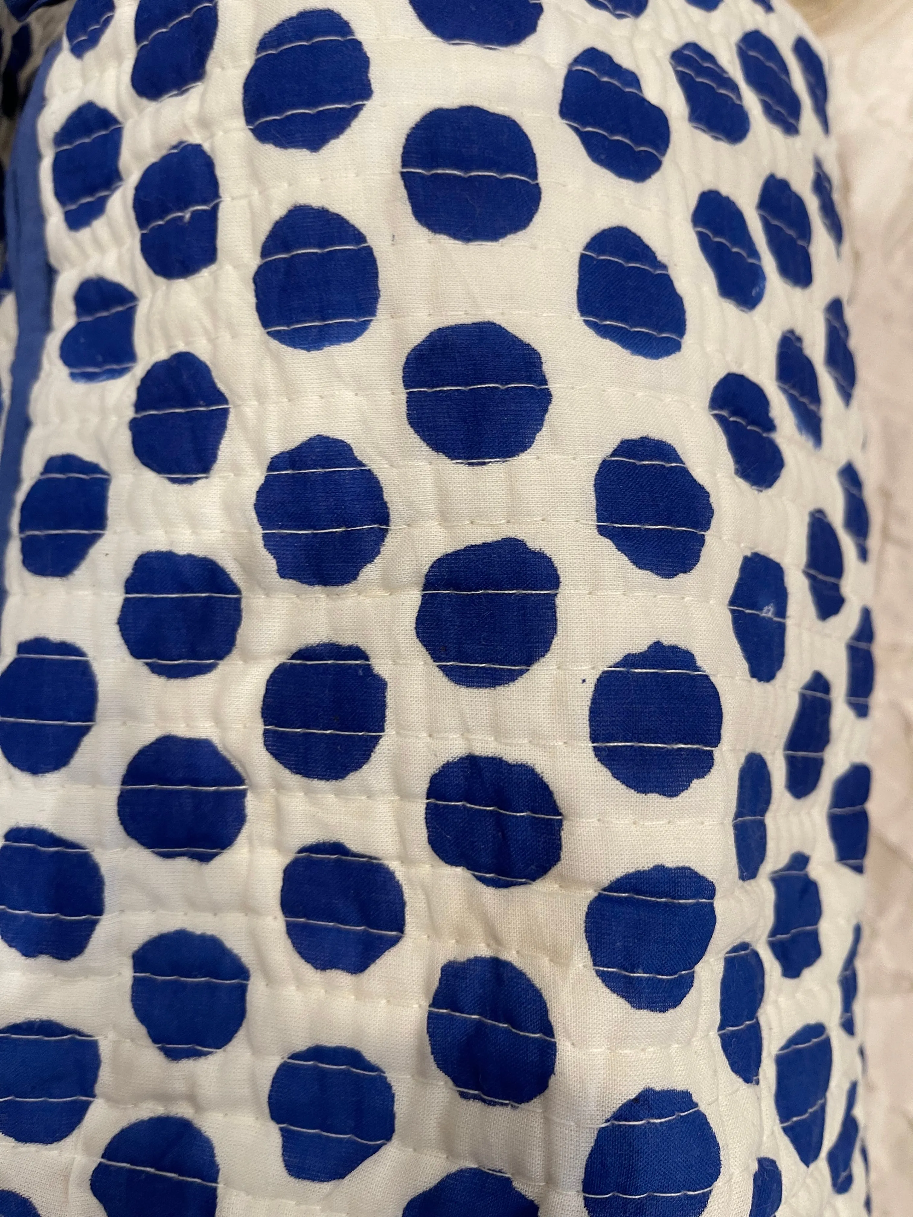 Cosmetic Bag - Blue Dots