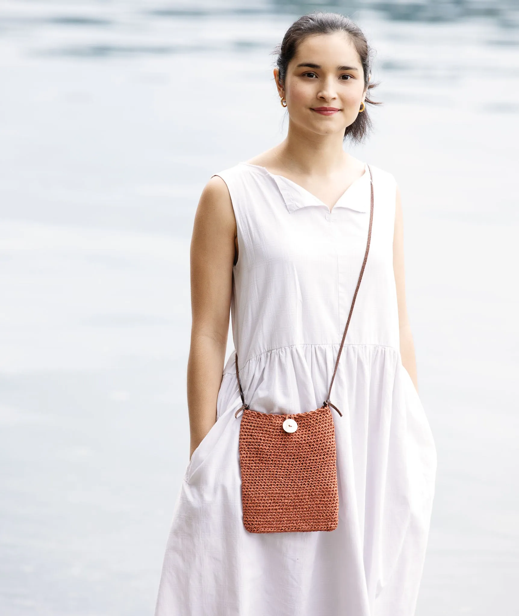 Crocheted Crossbody Bags & Clutch Using Wool and the Gang Ra-Ra Raffia
