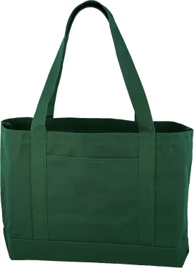 Daily Tote with Shoulder Length Handles and Outside Pocket