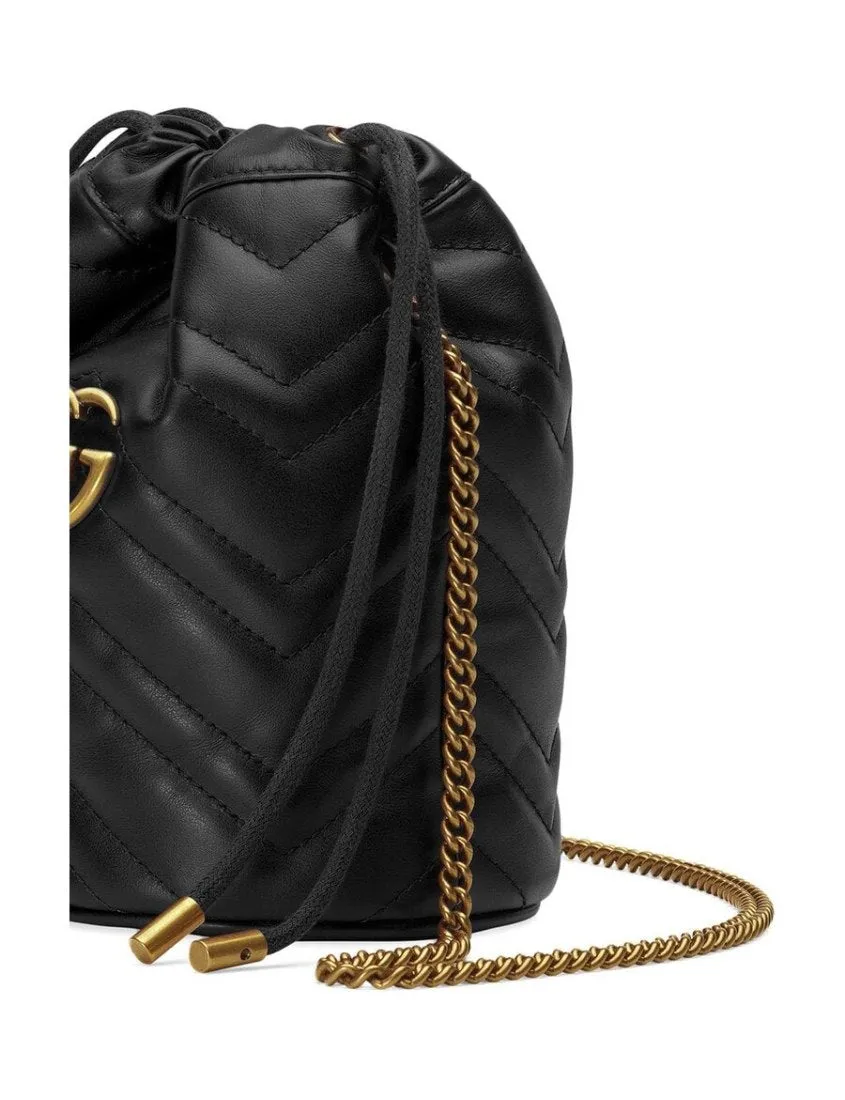 Gucci GG Marmont Collection Mini Bucket Bag