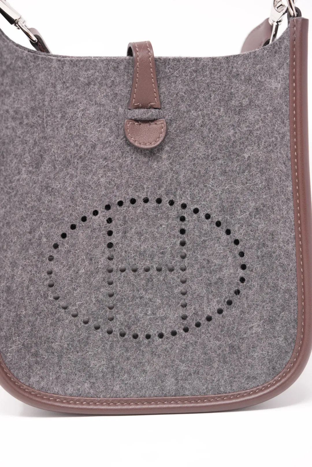 Hermes Mini Evelyne Wool/Swift Leather
