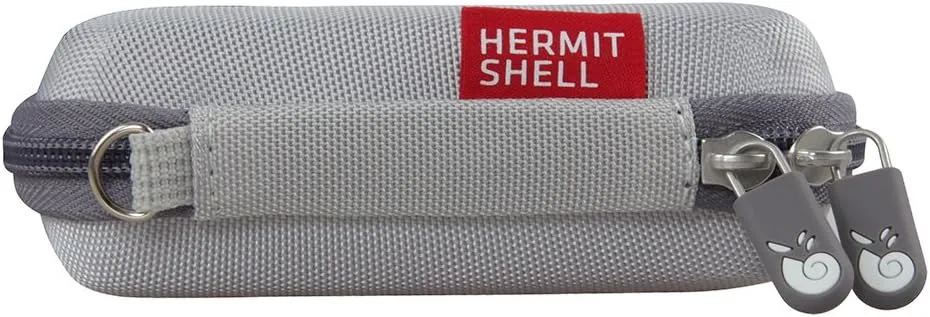 Hermitshell Hard EVA Travel Silver Case Fits Anker PowerCore 13000 Portable Charger - Compact 13000mAh 2-Port Ultra Portable Phone Charger Power Bank