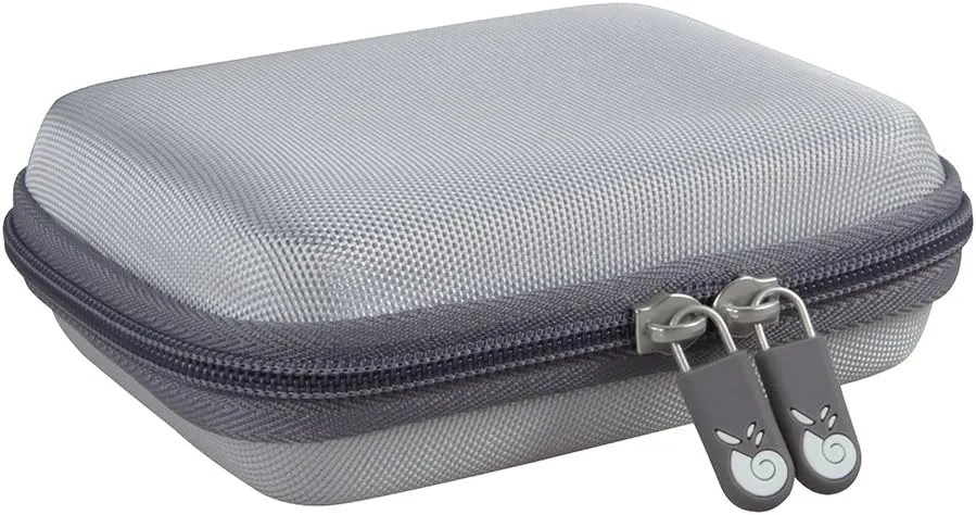 Hermitshell Hard EVA Travel Silver Case Fits Anker PowerCore 13000 Portable Charger - Compact 13000mAh 2-Port Ultra Portable Phone Charger Power Bank