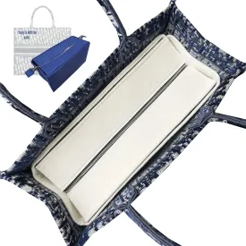 Insert for Book Tote Organizer Medium, Small Book Tote Organizer Insert Best Fit Detailed Size, Large Book Tote Bag Organizer Premium Felt Handmade (For Medium Book Tote, Bubblegum)