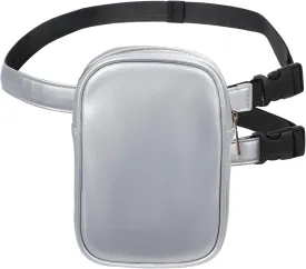 JASGOOD Thigh Harness Leg Bag Fanny Pack for Women Leg Purse Drop Leg Bag, D-Silver