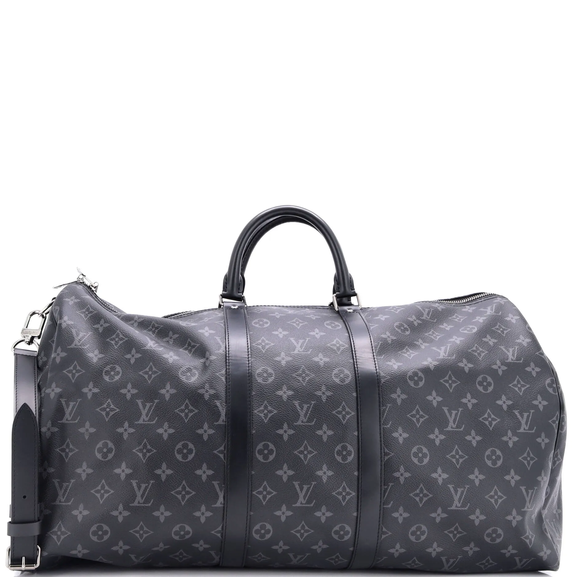 Keepall Bandouliere Bag Monogram Eclipse Canvas 55
