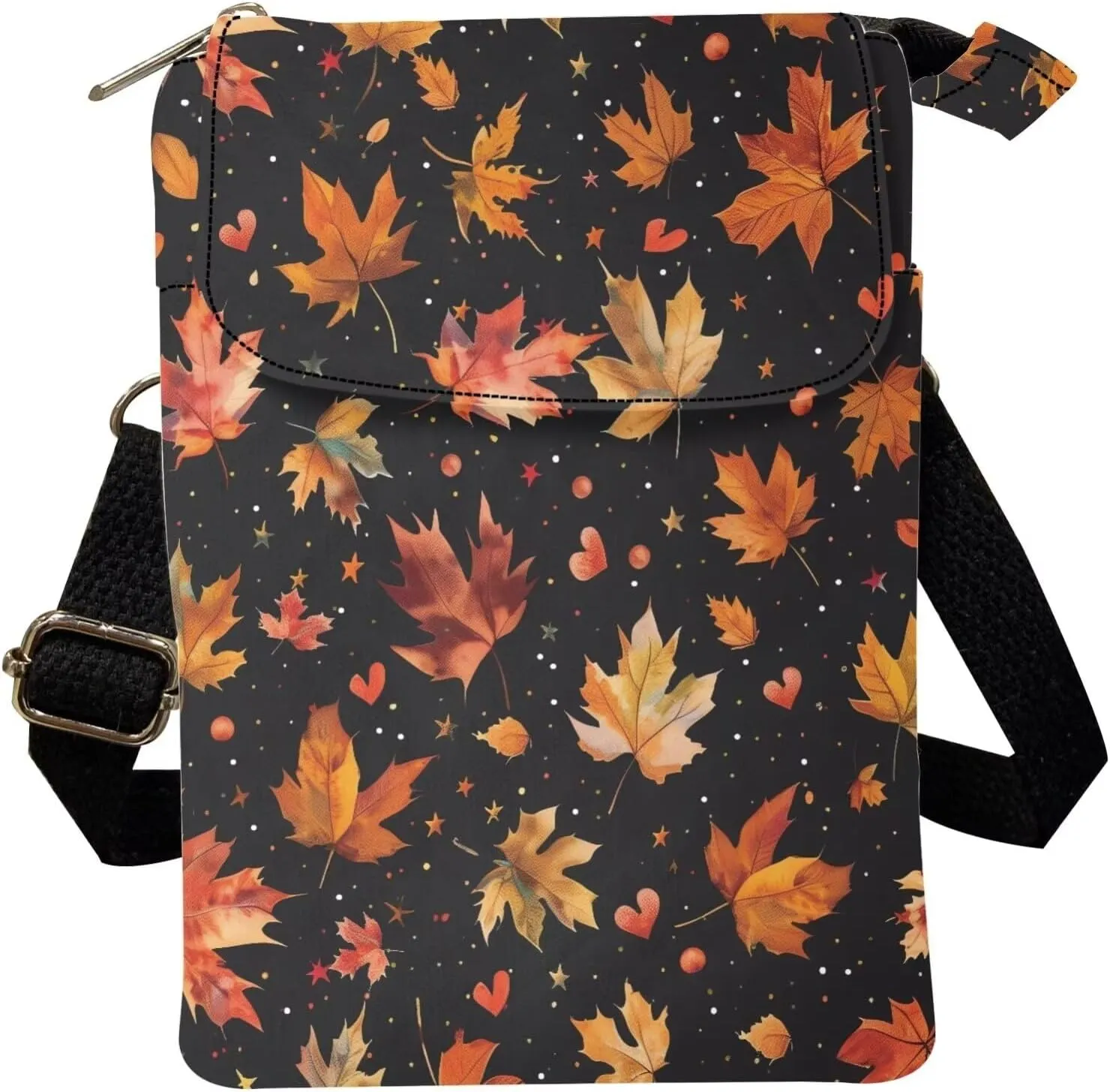 Kuiaobaty Crossbody Sling bag for Women Stylish Bags for Girls Outdoor Travel Zip Cloth Bag Cellphone Storage Purse