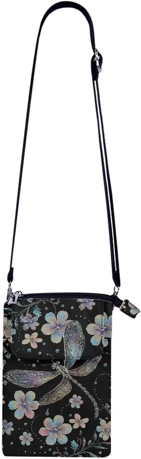 Kuiaobaty Crossbody Sling bag for Women Stylish Bags for Girls Outdoor Travel Zip Cloth Bag Cellphone Storage Purse