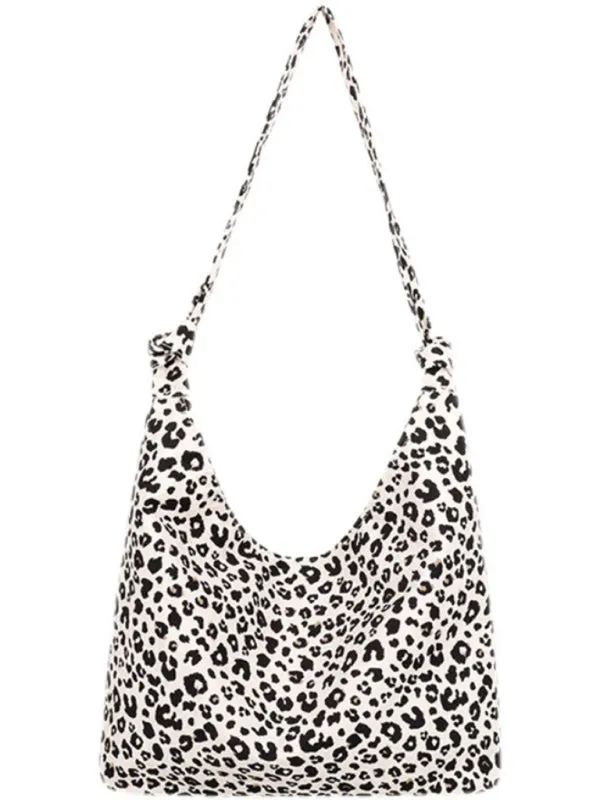 Leopard Print Tote Bag - Your Everyday Essential Carrier in Cotton Canvas