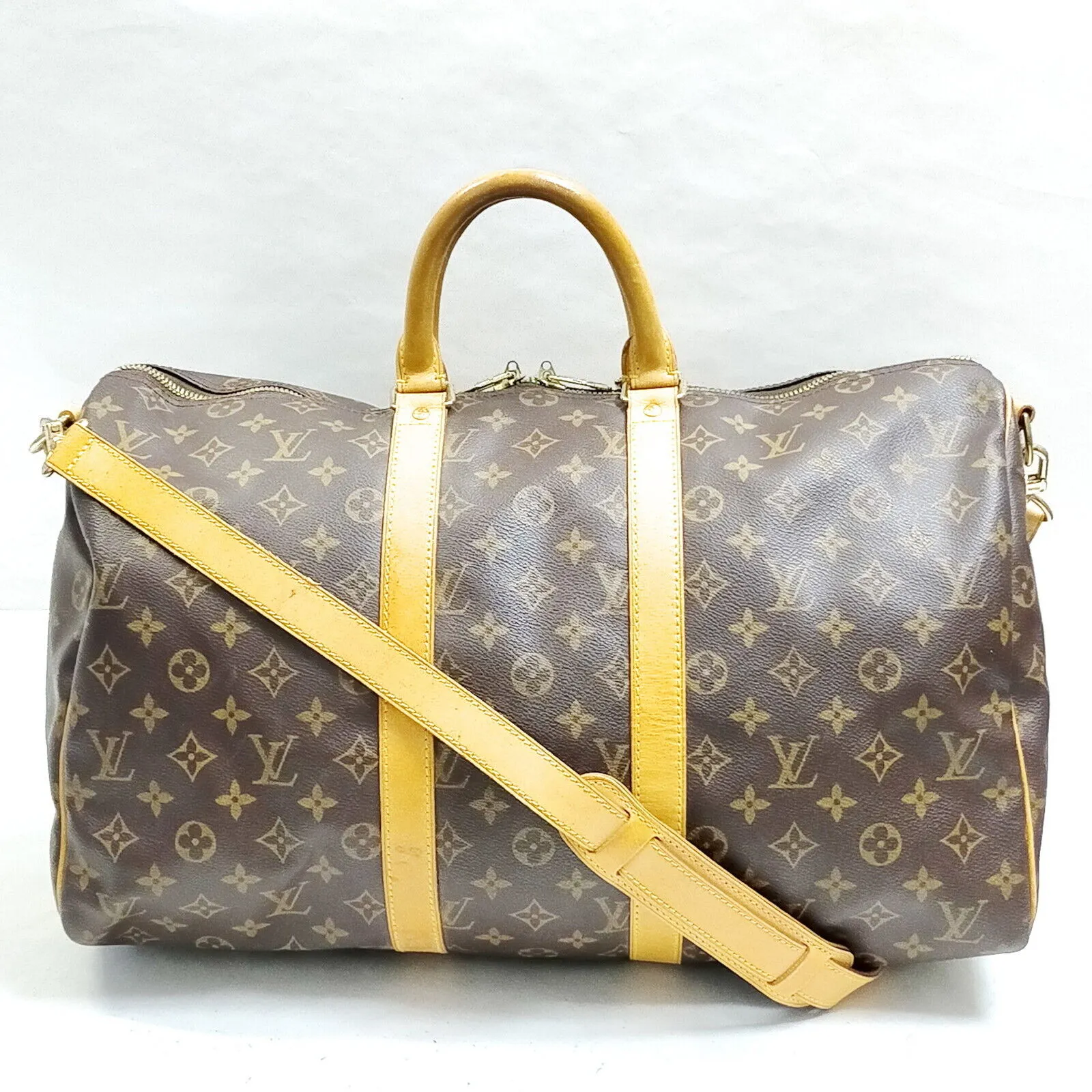 Louis Vuitton Boston Keepall Bandouliere 45 Monogram Bag #MN799