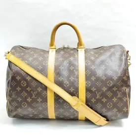 Louis Vuitton Boston Keepall Bandouliere 45 Monogram Bag #MN799