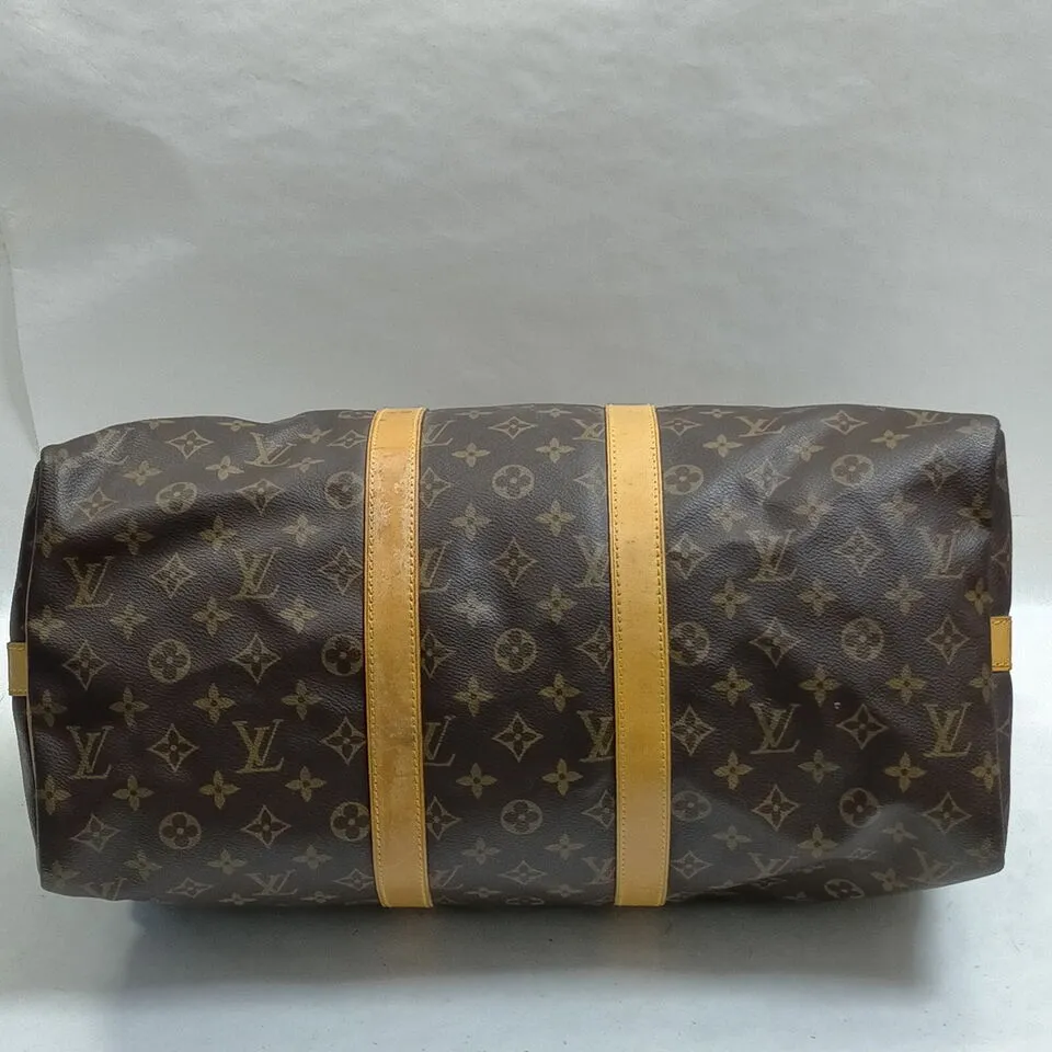 Louis Vuitton Boston Keepall Bandouliere 45 Monogram Bag #MN799