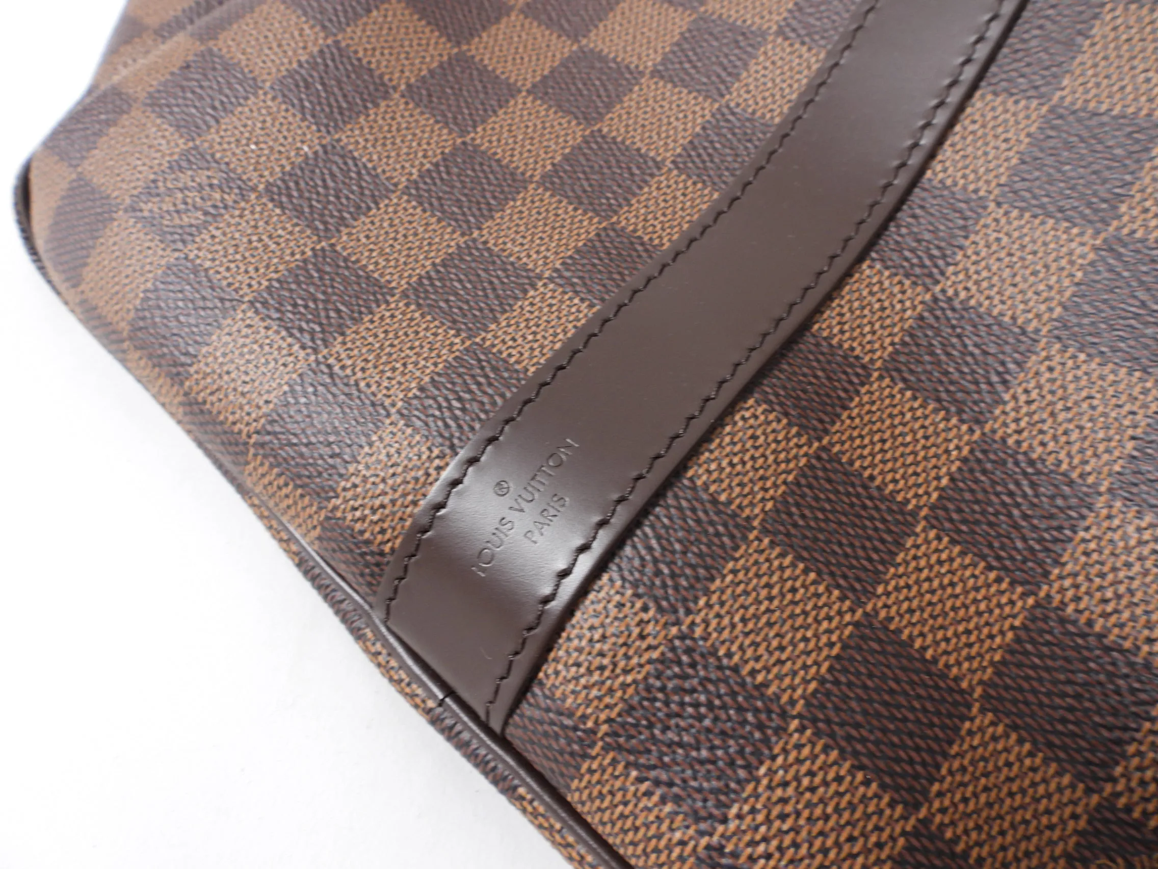 Louis Vuitton Damier Ebene Travel Duffle Bag Keepall 55