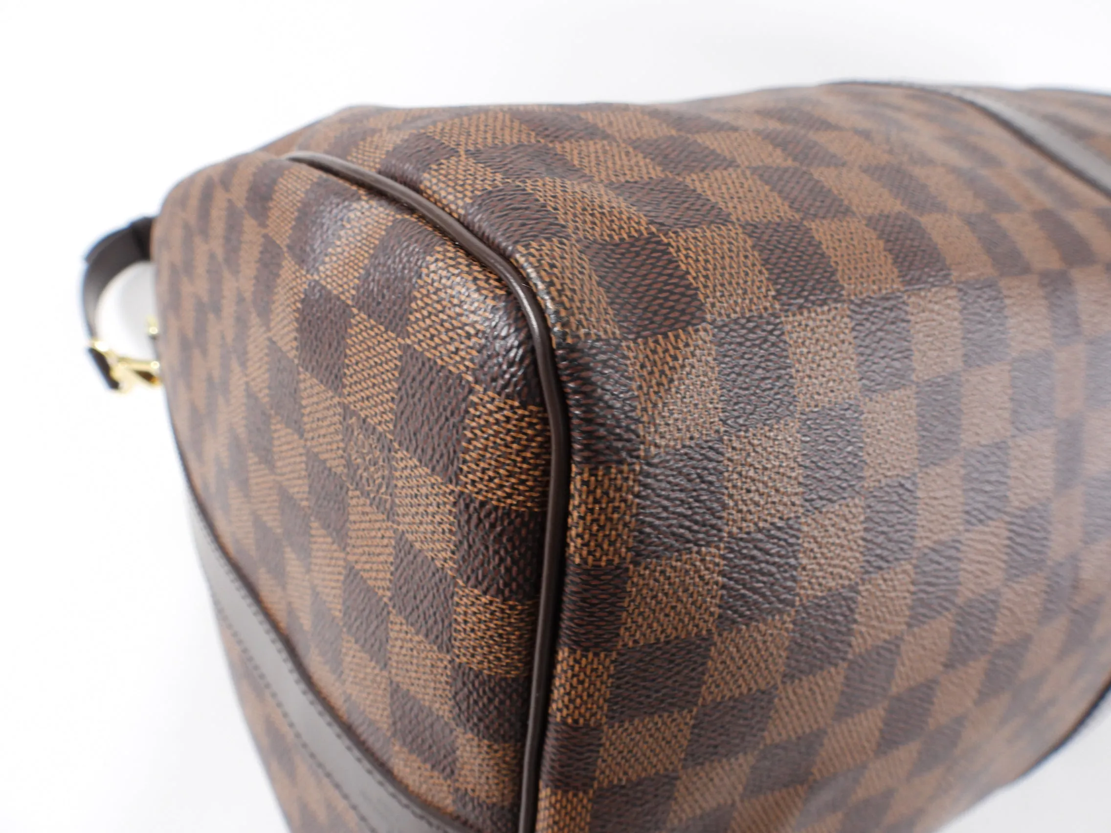 Louis Vuitton Damier Ebene Travel Duffle Bag Keepall 55