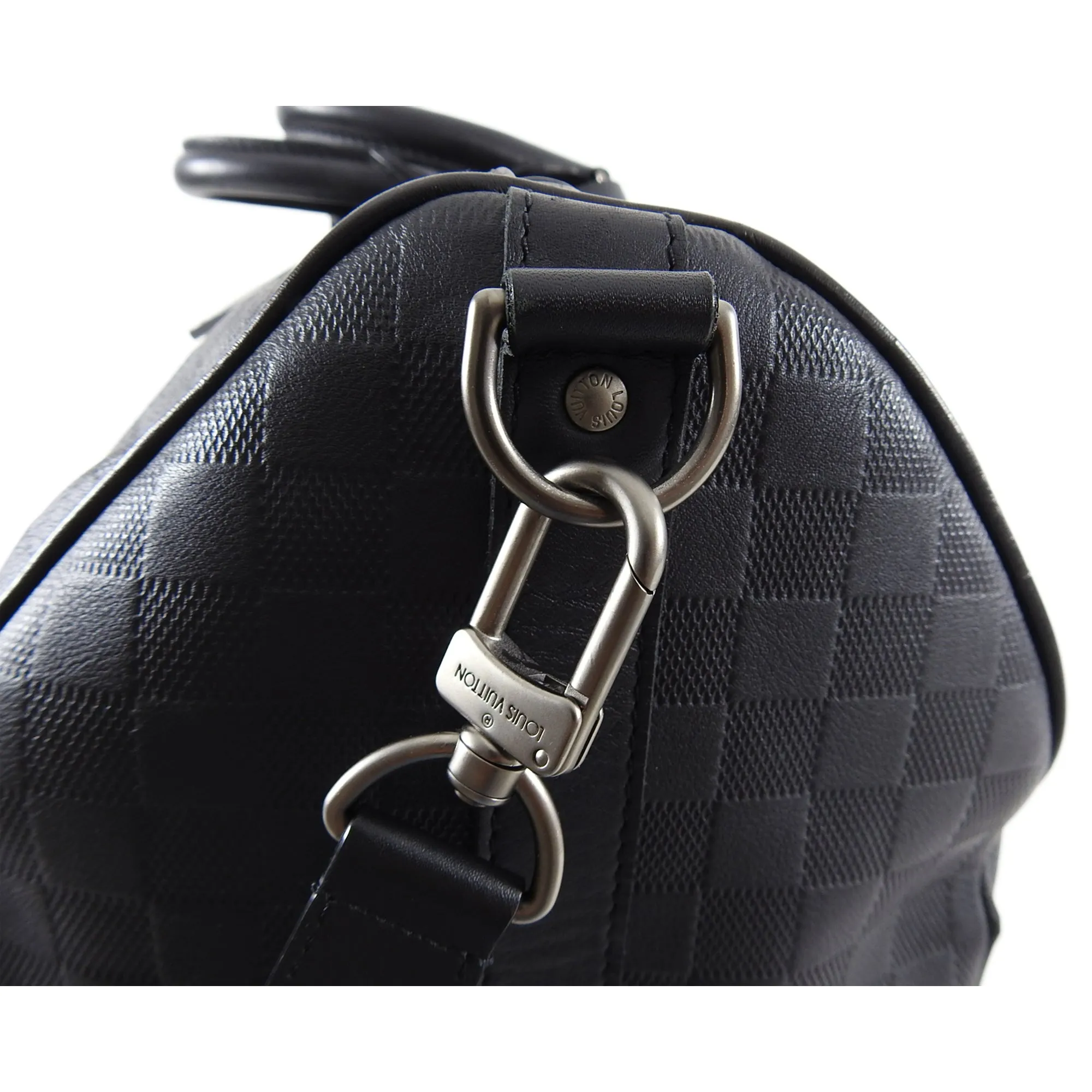 Louis Vuitton Damier Infini Black Keepall Bandouliere 45