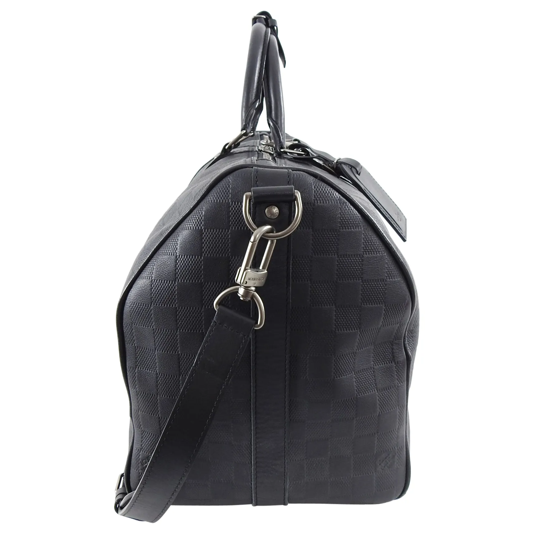 Louis Vuitton Damier Infini Black Keepall Bandouliere 45