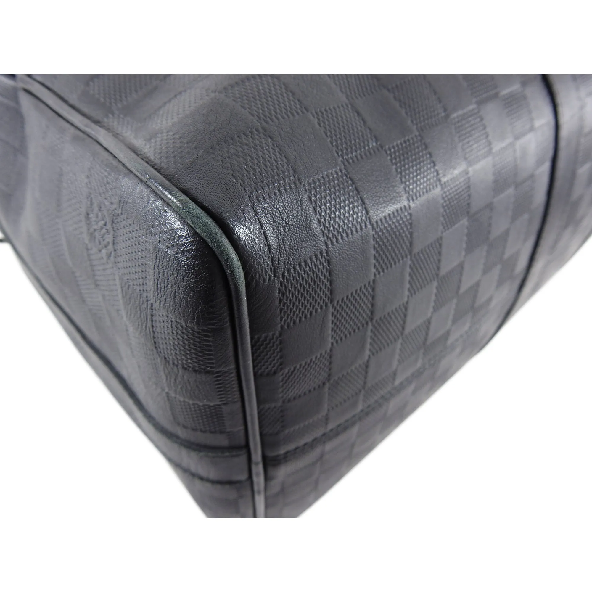 Louis Vuitton Damier Infini Black Keepall Bandouliere 45