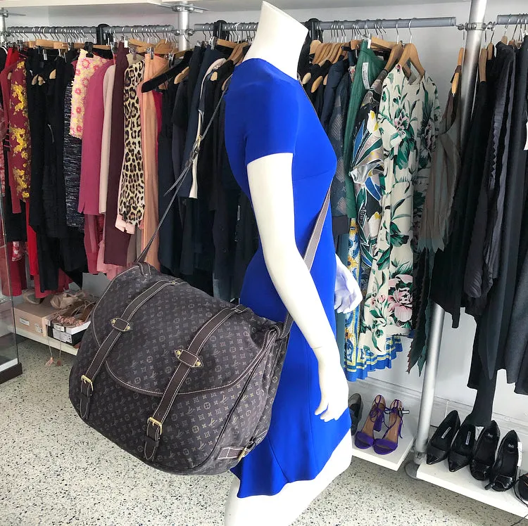 Louis Vuitton Mini Lin Saumur 40 Large Satchel Bag