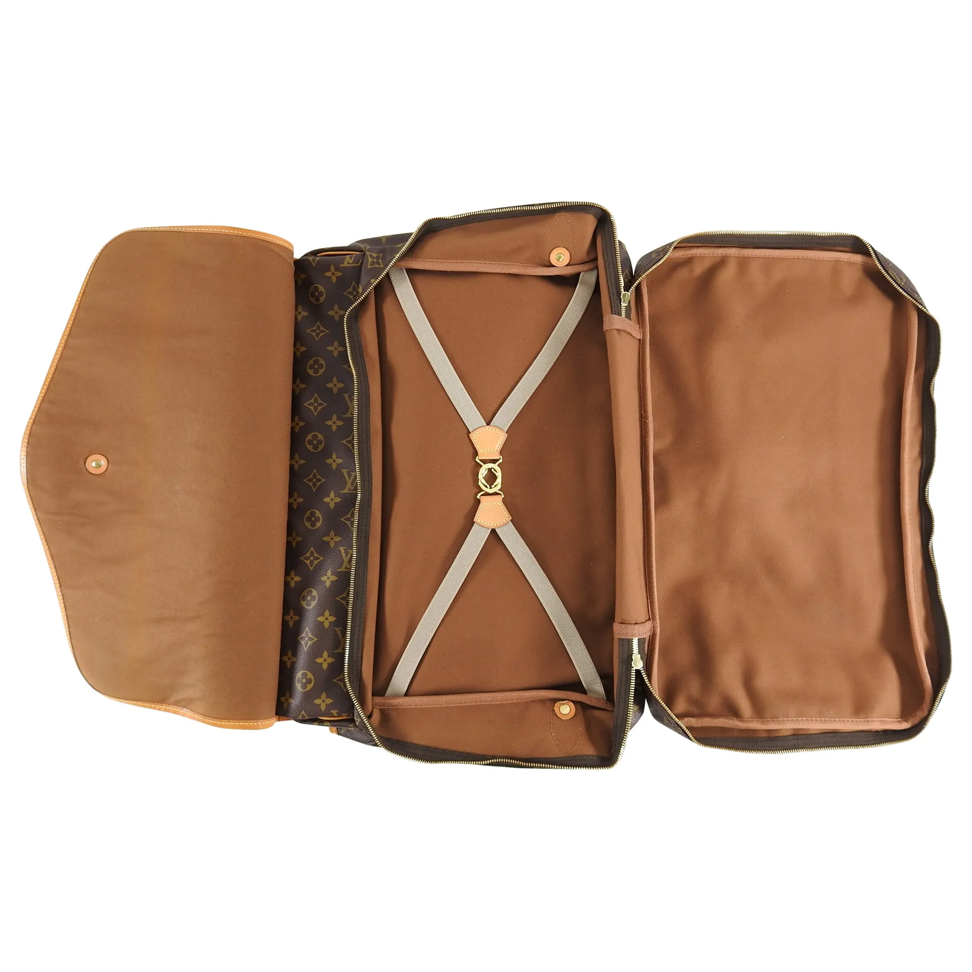 Louis Vuitton Monogram Canvas Sac Chasse Hunting Travel Bag