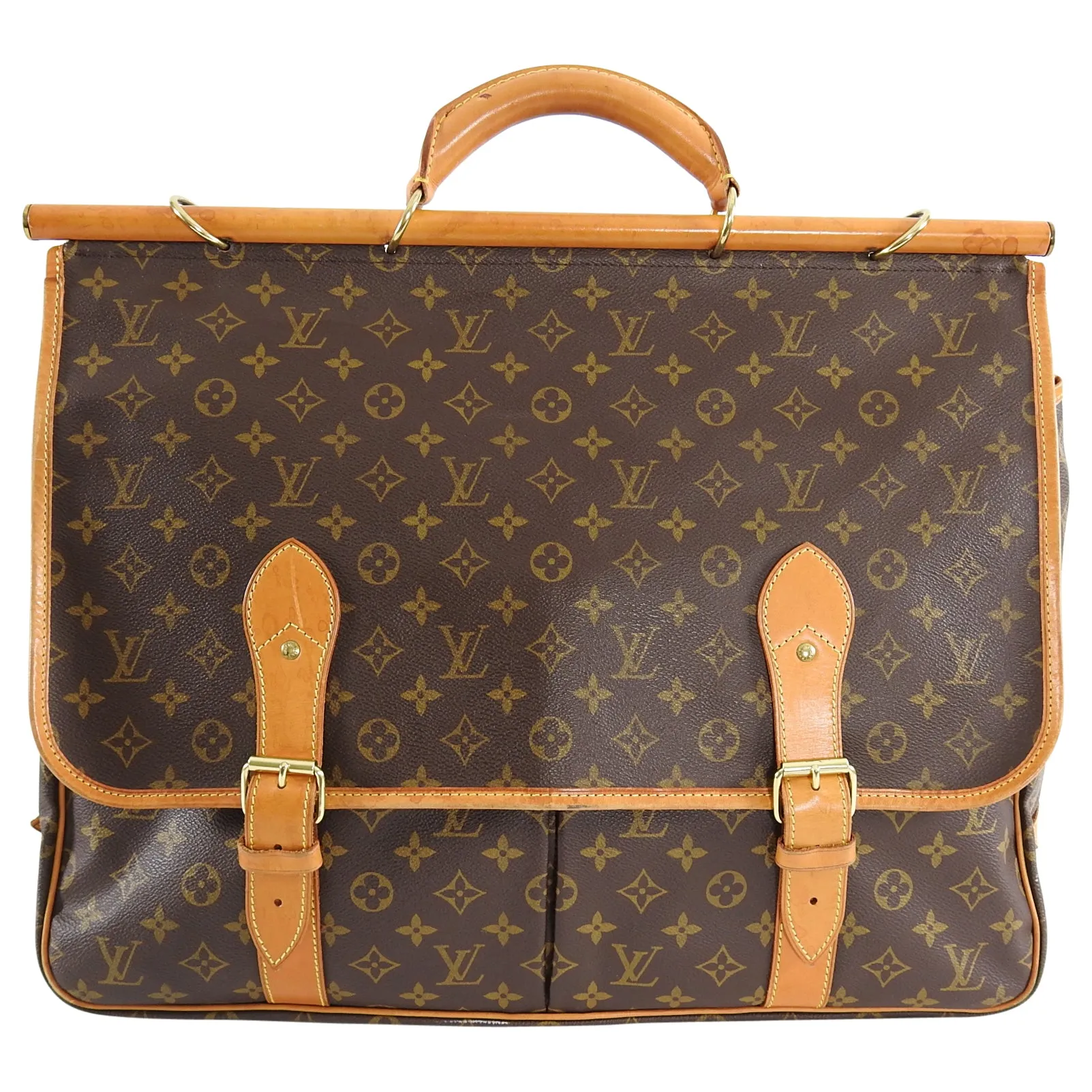 Louis Vuitton Monogram Canvas Sac Chasse Hunting Travel Bag