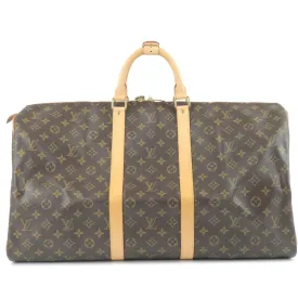 Louis Vuitton Monogram Keep All 55 Travel Bag Boston Bag M41424