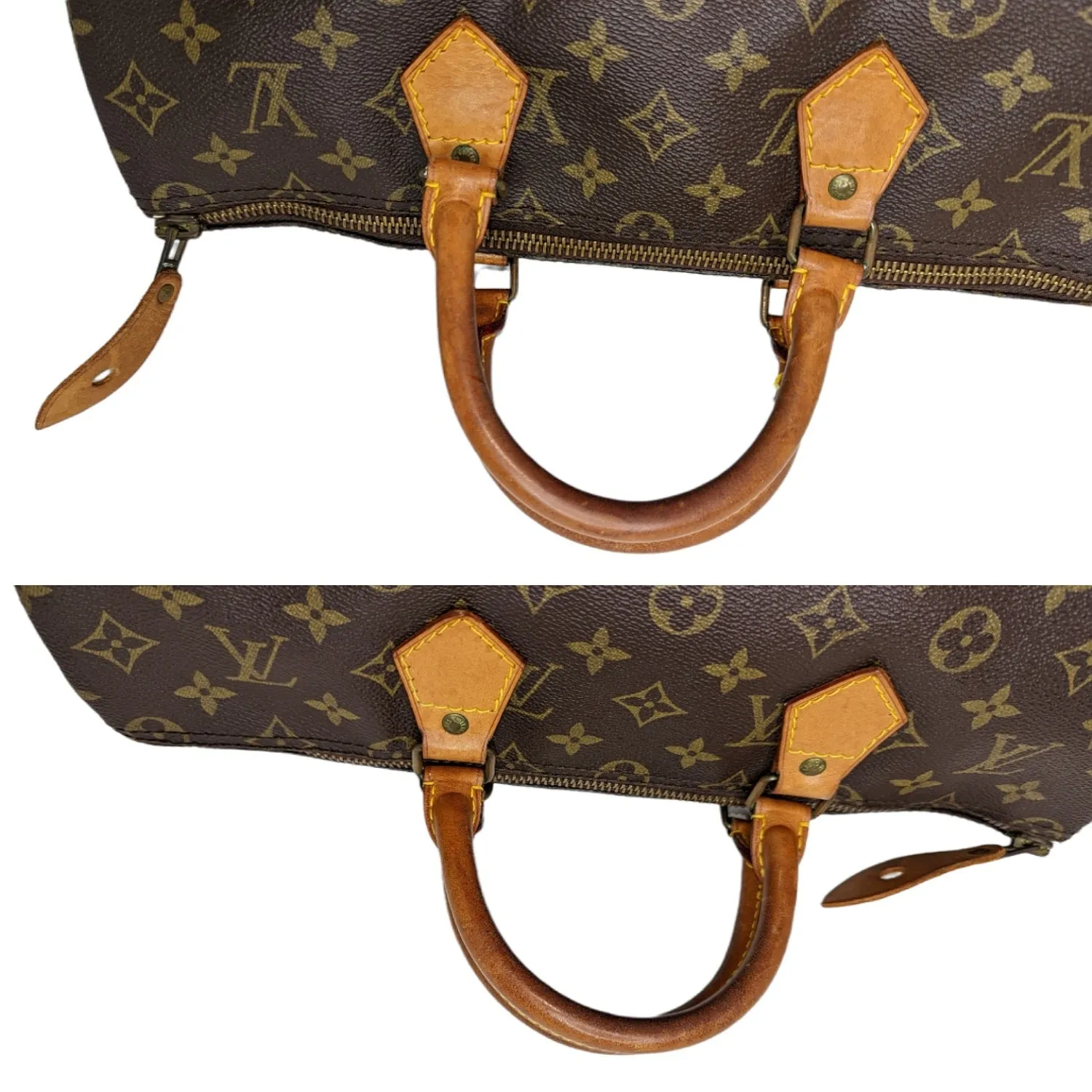 Louis Vuitton Vintage Monogram Canvas Speedy 35 Bag